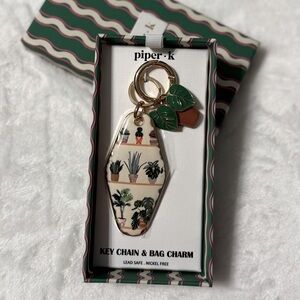 Piper K Plant Key Chain & Bag Charm